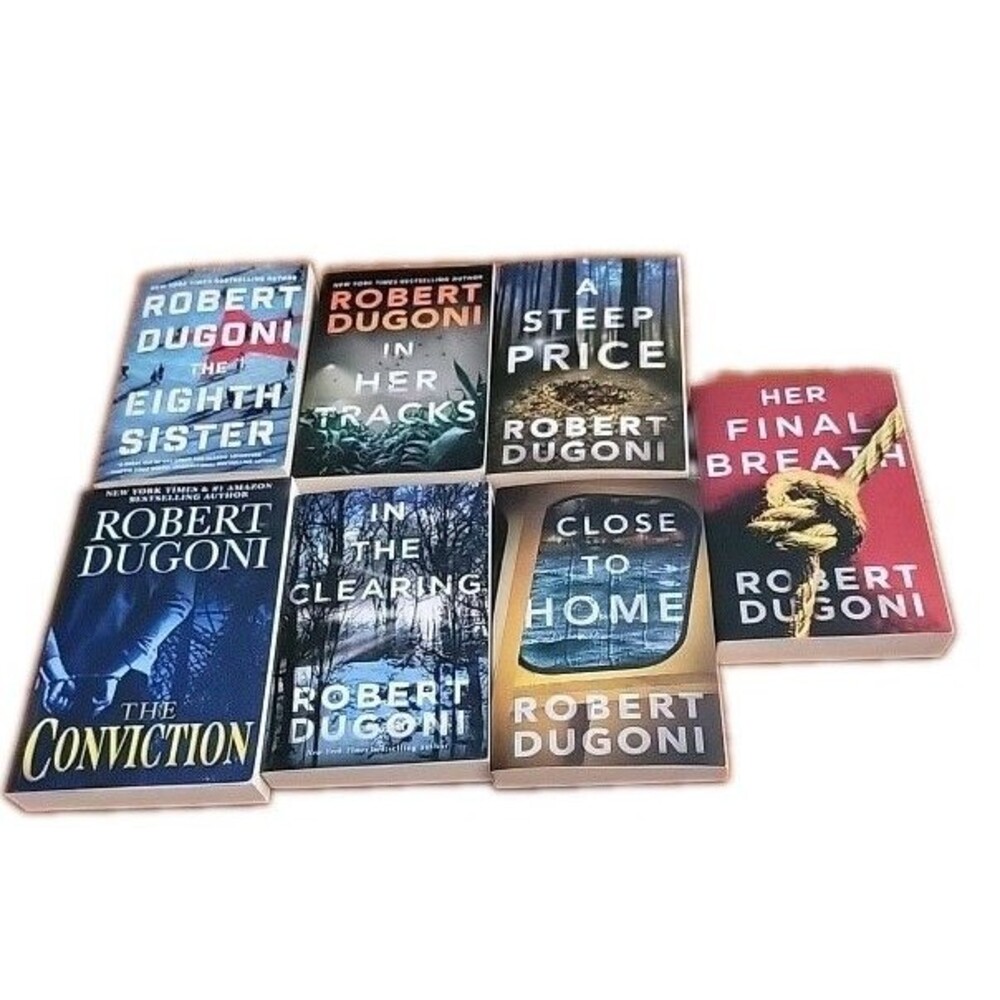 Lot of 7 Tracy Crosswhite &David Sloan Mysteries books by Robert Dugoni 2019